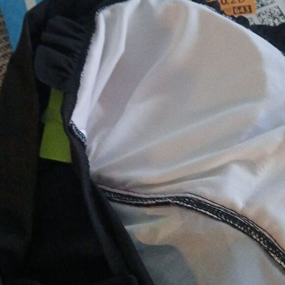 Slopehill black blue fern print Tankini Top Swimwear Dress Sz XL - Picture 7 of 7